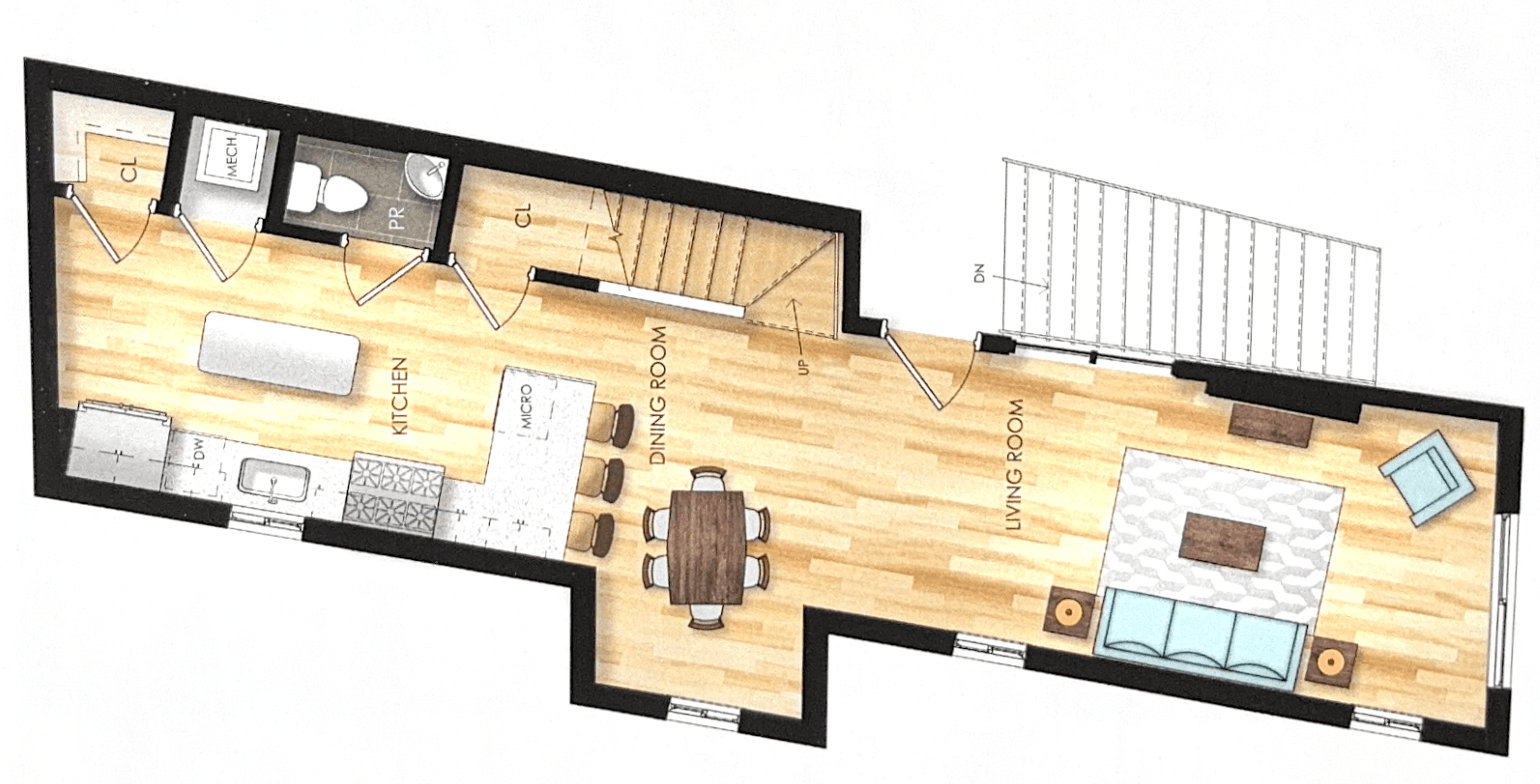 Floor plan — lower level