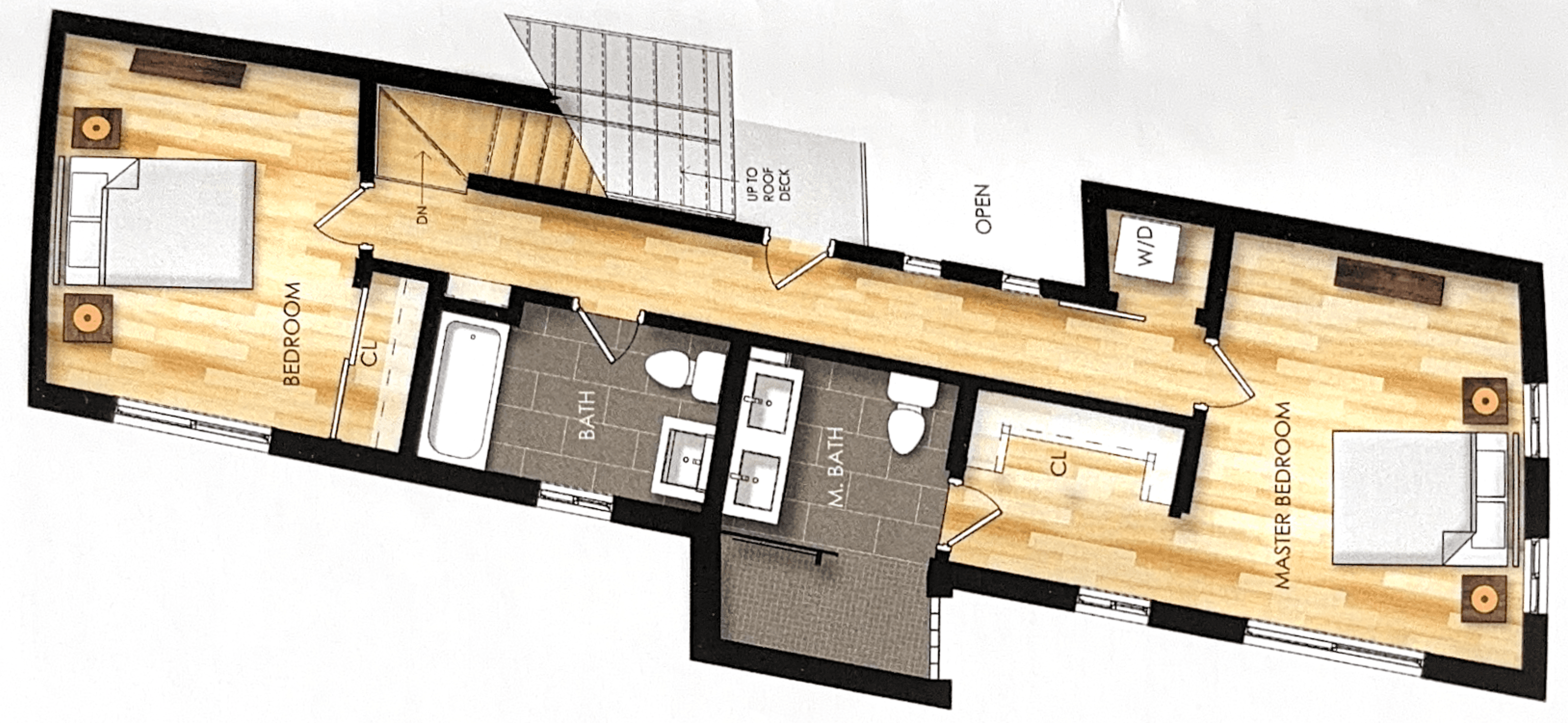 Floor plan — upper level